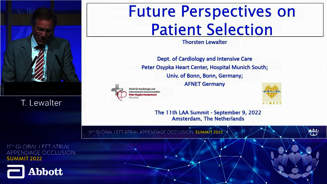 LAAO Summit 22: Patient selection