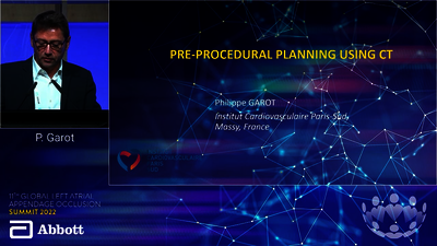 LAAO Summit 2022: Pre-procedural planning using CT
