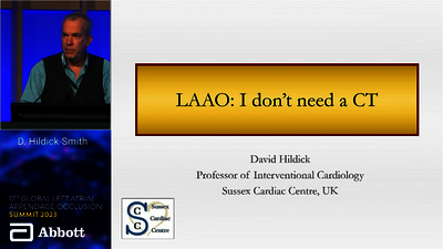 LAAO 23: Tips and tricks - Hildick & Smith