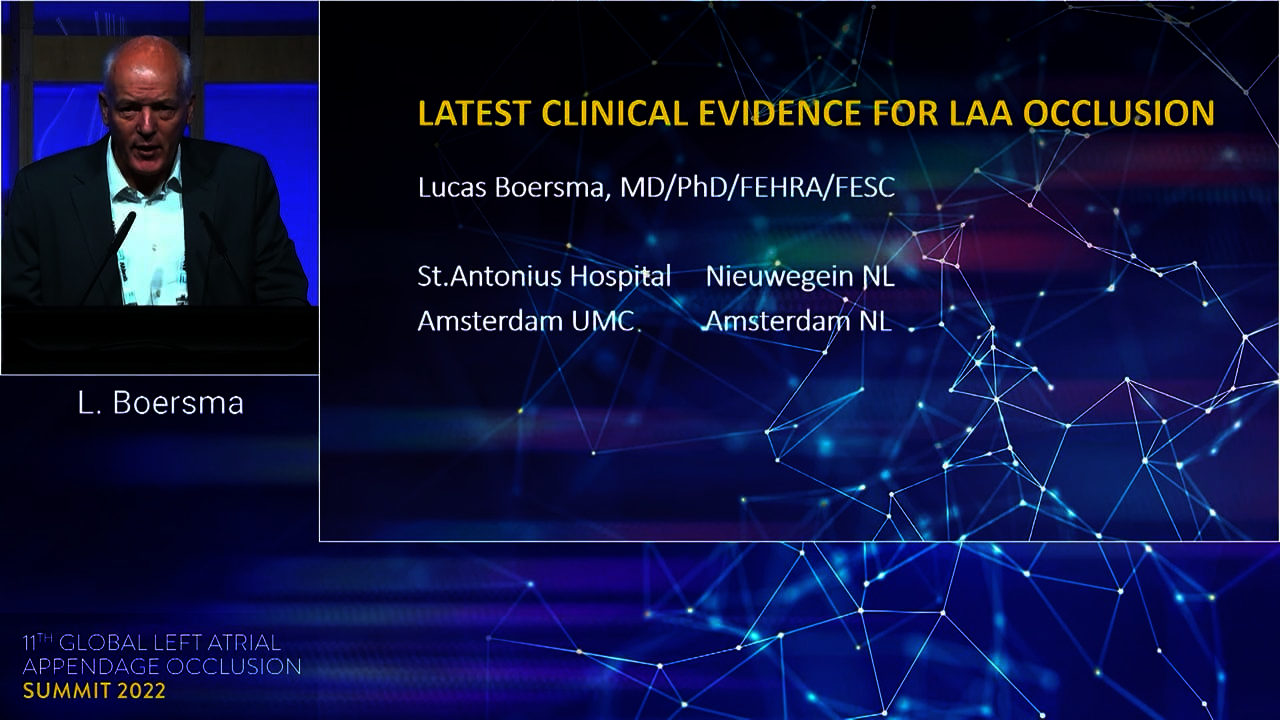 LAAO 22: Clinical evidence